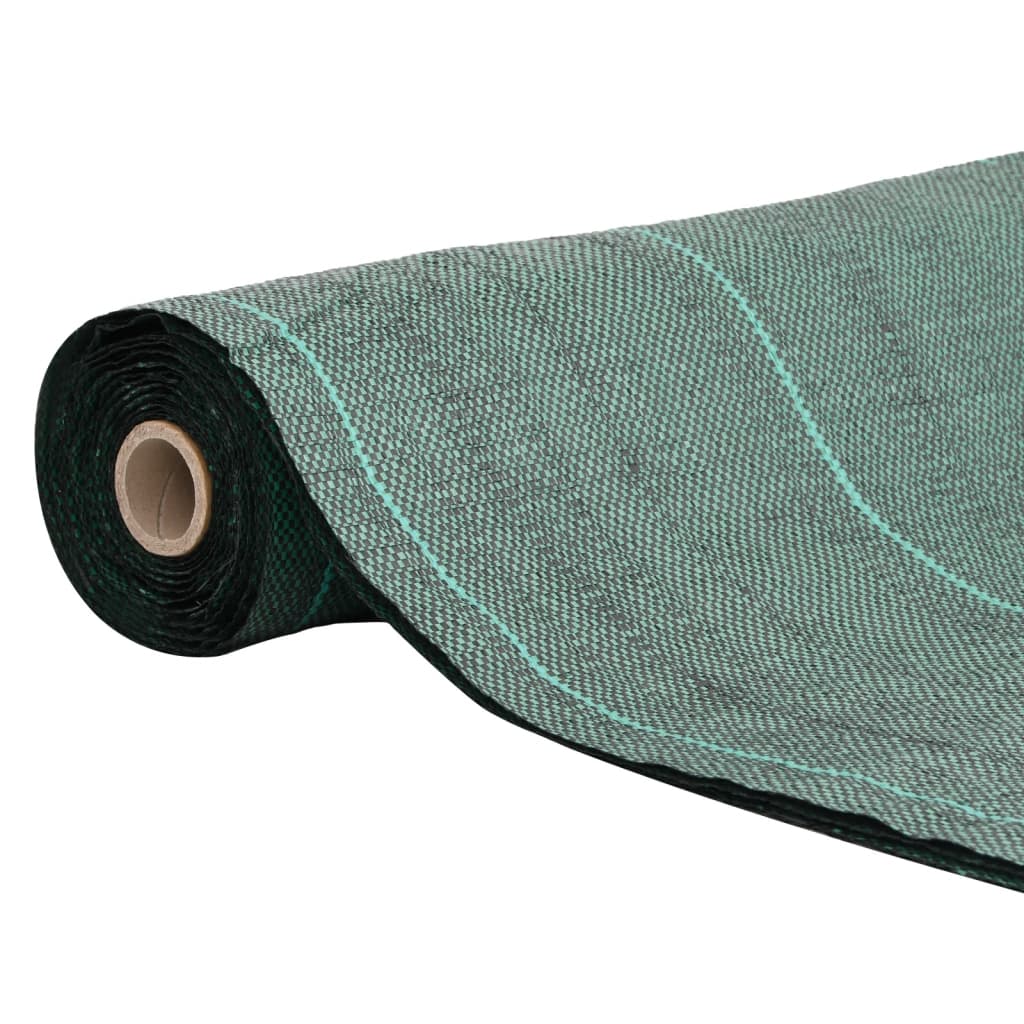 Tela de zanahoria Vidaxl 0.5x25 m polipropeno verde
