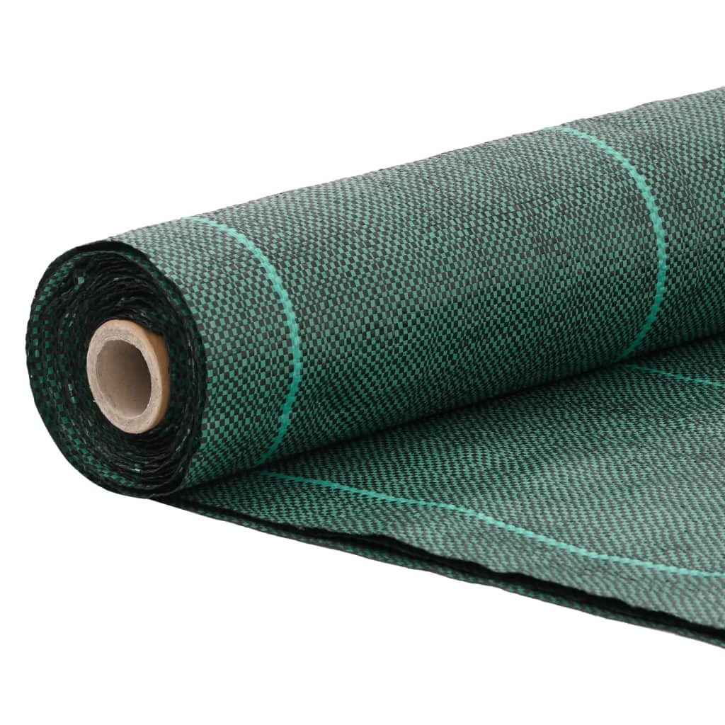 Tela de zanahoria Vidaxl 0.5x25 m polipropeno verde