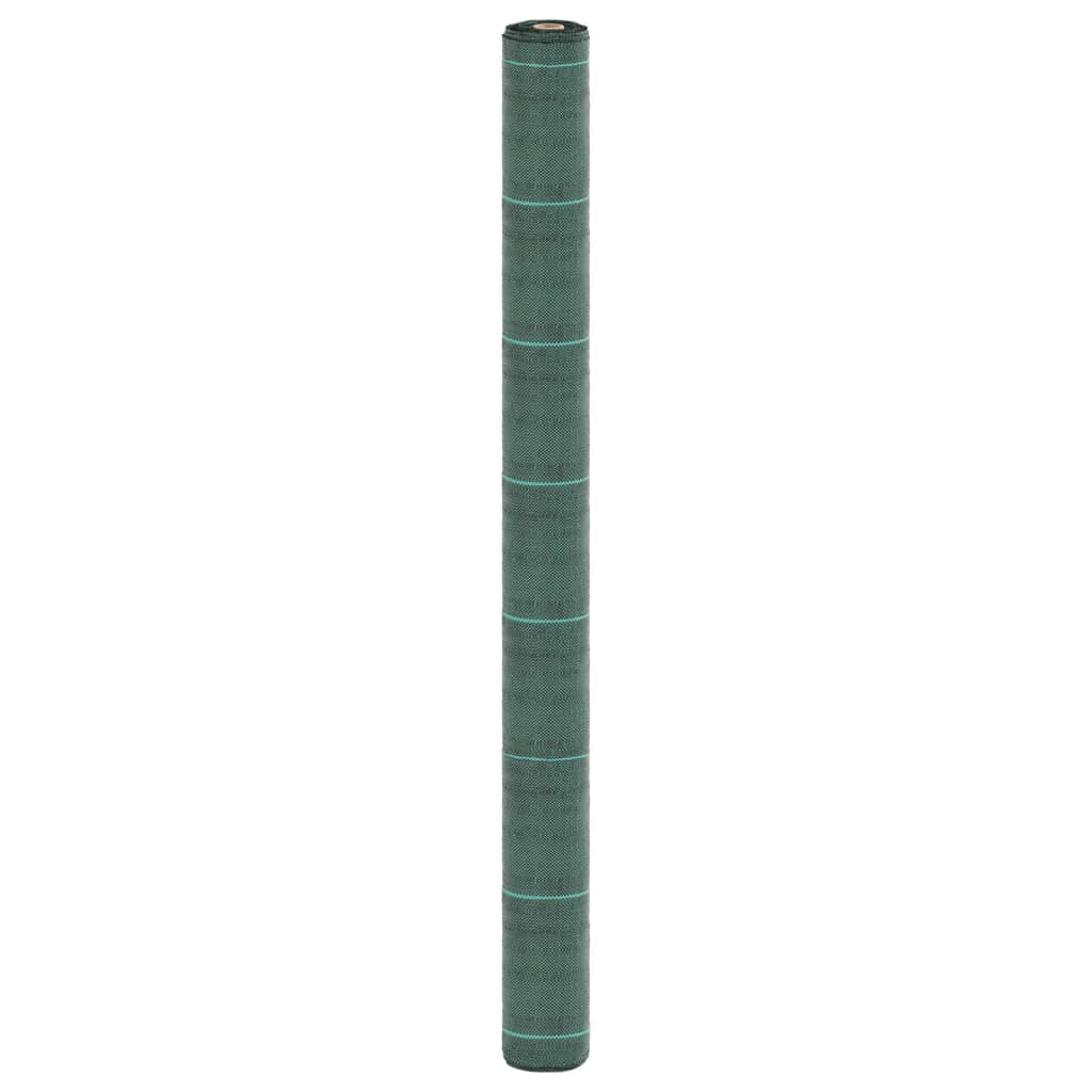 Tela de zanahoria Vidaxl 1.5x10 m polypropene verde