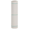 Panno di carota Vidaxl 0,5x100 m Polypropene bianco