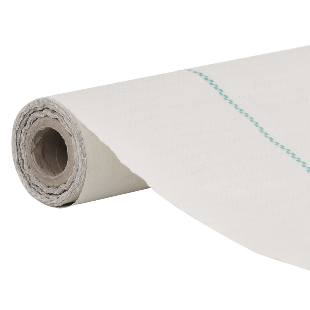 Tela de zanahoria Vidaxl 0.5x150 m Polypropene White
