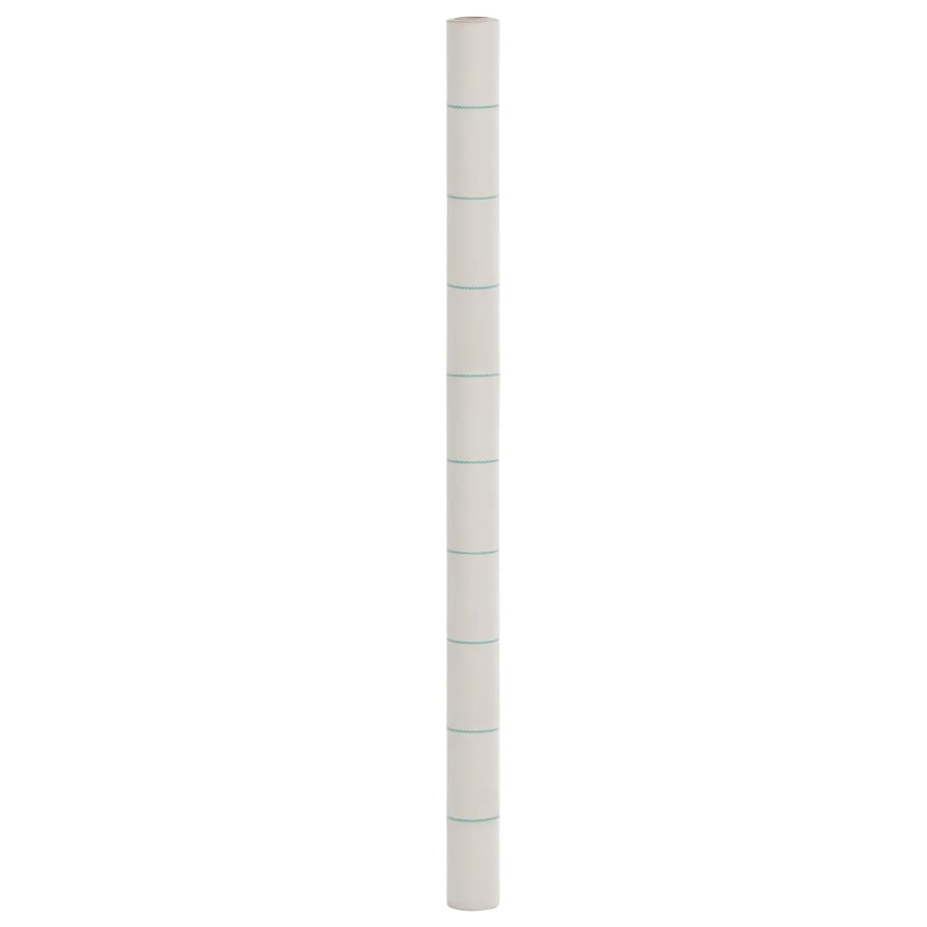 Tela de zanahoria Vidaxl 2x5 m polipropeno blanco