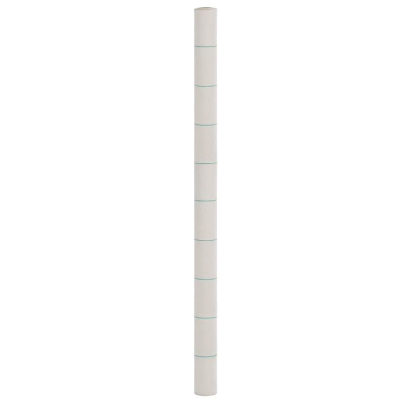 Tela de zanahoria Vidaxl 2x10 m polipropeno blanco