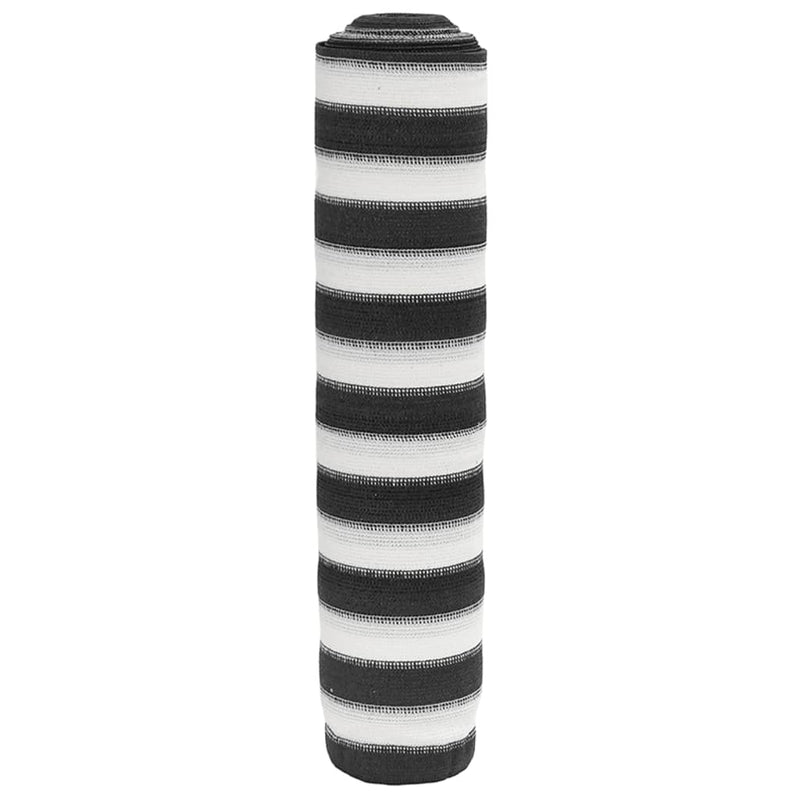 Vidaxl privacynet 75 g m² 2x25 m HDPE antracita y blanco