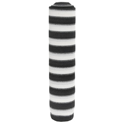 Vidaxl privacynet 150 g m² 1.5x25 m HDPE antracita y blanco