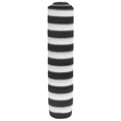 Vidaxl privacynet 150 g m² 1.5x50 m HDPE antracita -Coled y blancos