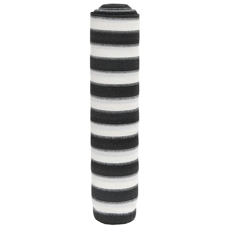 Vidaxl PrivacyNet 195 g m² 1x10 M HDPE antracite e bianco