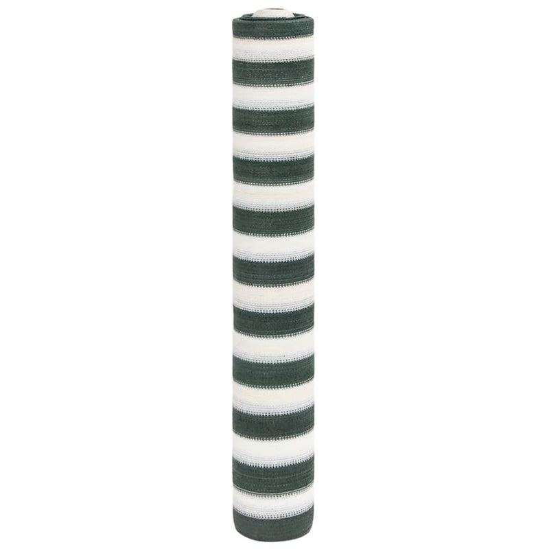 VIDAXL PrivacyNet 75 g m² 1.2x10 M HDPE verde e bianco