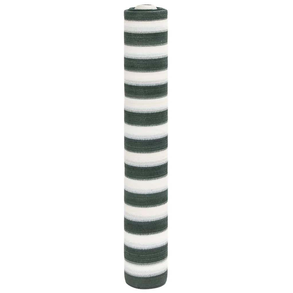 Vidaxl Privacynet 195 g m² 1x10 m HDPE verde e bianco