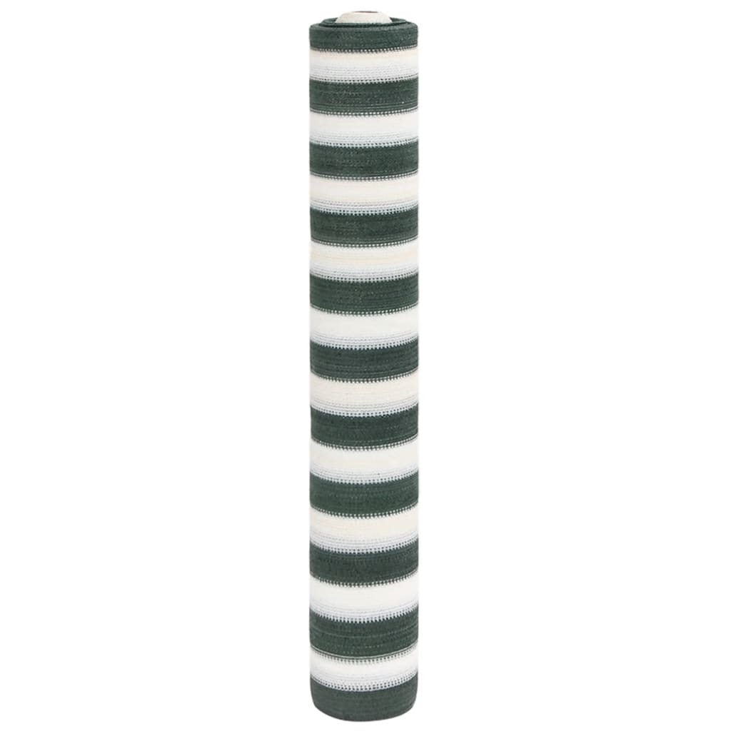 Vidaxl PrivacyNet 195 g m² 1,5x25 m HDPE verde e bianco