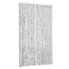 Cortina de mosca Vidaxl 118x220 cm chenille gris claro y gris oscuro