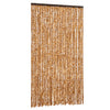 Vidaxl Fly Curtain 118x220 cm Chenille ocra e bianco