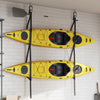 Vidaxl Kayakopbergriers Doble con abrazaderas de paletas 50 kg