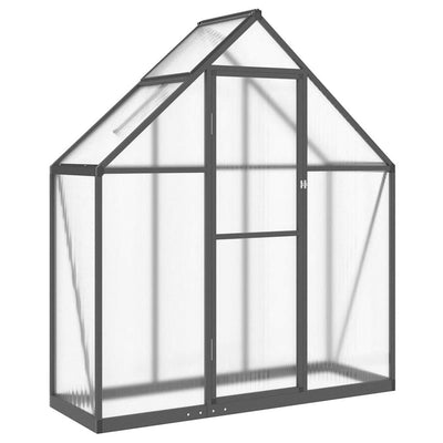 Vidaxl tuinkas con telaio di base 169x58x195 cm in alluminio antracite -colorato