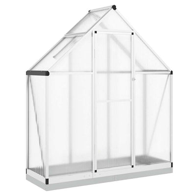 Vidaxl tuinkas con telaio di base 169x58x202 cm colorato in alluminio in alluminio