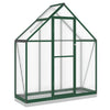 Vidaxl tuinkas met basisframe 169x58x202 cm aluminium groen