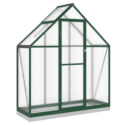 Vidaxl tuinkas con telaio di base 169x58x202 cm in alluminio verde