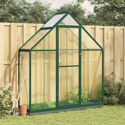 Vidaxl tuinkas con telaio di base 169x58x202 cm in alluminio verde