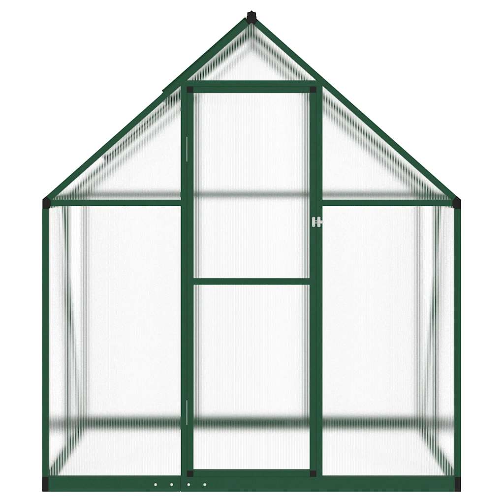 Vidaxl Tuinkas con marco básico 169x114x195 cm de aluminio verde