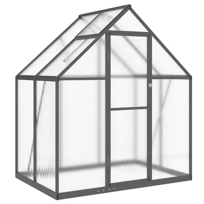 Vidaxl tuinkas con telaio di base 169x114x195 cm Colore antracite in alluminio