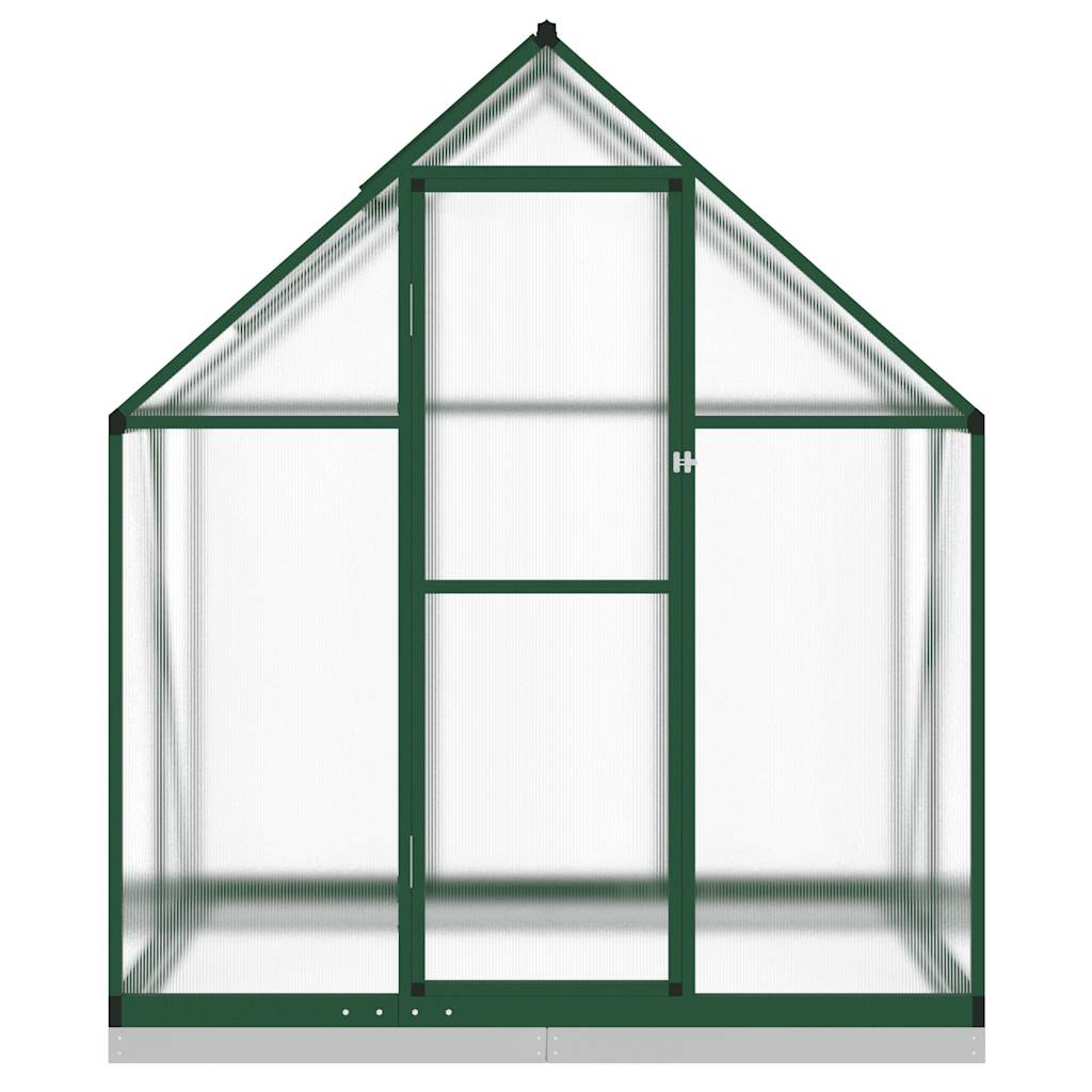 Vidaxl tuinkas con telaio di base 169x114x202 cm in alluminio verde