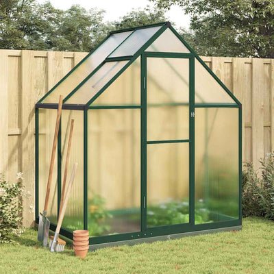Vidaxl tuinkas con telaio di base 169x114x202 cm in alluminio verde