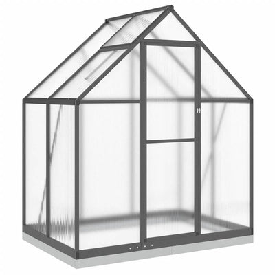 Vidaxl tuinkas con telaio di base 169x114x202 cm Colore antracite in alluminio