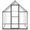 Vidaxl tuinkas con telaio di base 169x169x195 cm Colore antracite in alluminio