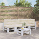 VidaXL pallet cushions 5 pcs fabric cream colored