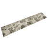 Vidaxl tappetino da cucina stampato per caffè lavabile 60x300 cm grigio in velluto