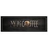 Vidaxl tappetino da cucina Text di caffè lavabile 60x180 cm velluto