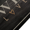 Vidaxl tappetino da cucina Text di caffè lavabile 60x180 cm velluto