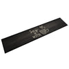 Vidaxl Mat de cocina Copa lavada con estampado 60x300 cm Velvet Negro