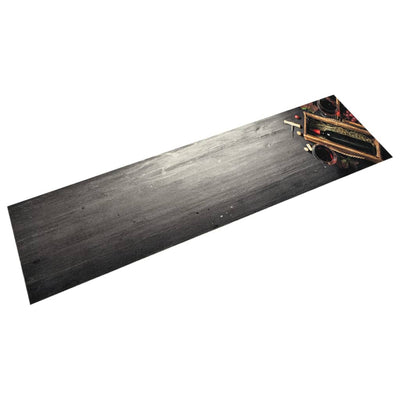 Vidaxl Mat de cocina Wine Freaks 60x300 cm Velvet