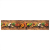 Vidaxl tappetino da cucina stampato di erbe lavabile 60x300 cm velluto
