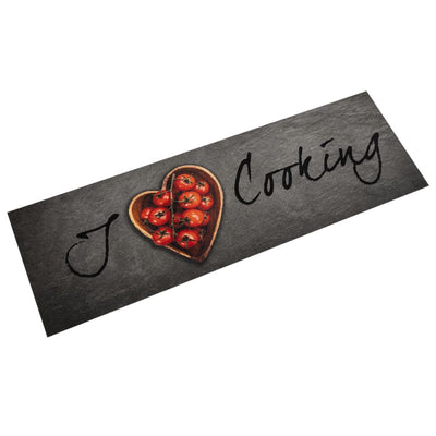Vidaxl Mat de cocina Texto de cocción lavable 45x150 CM Velvet