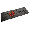 Vidaxl Mat de cocina Texto de cocción lavable 60x180 cm Velvet