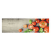 Vidaxl Mat de cocina Tomate Tomato estampado 45x150 cm Velvet