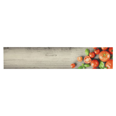Vidaxl Kitchen mat washable tomato print 60x300 cm velvet