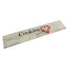 Vidaxl tappetino da cucina text pepe lavabile 60x300 cm velluto