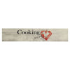 Vidaxl tappetino da cucina text pepe lavabile 60x300 cm velluto
