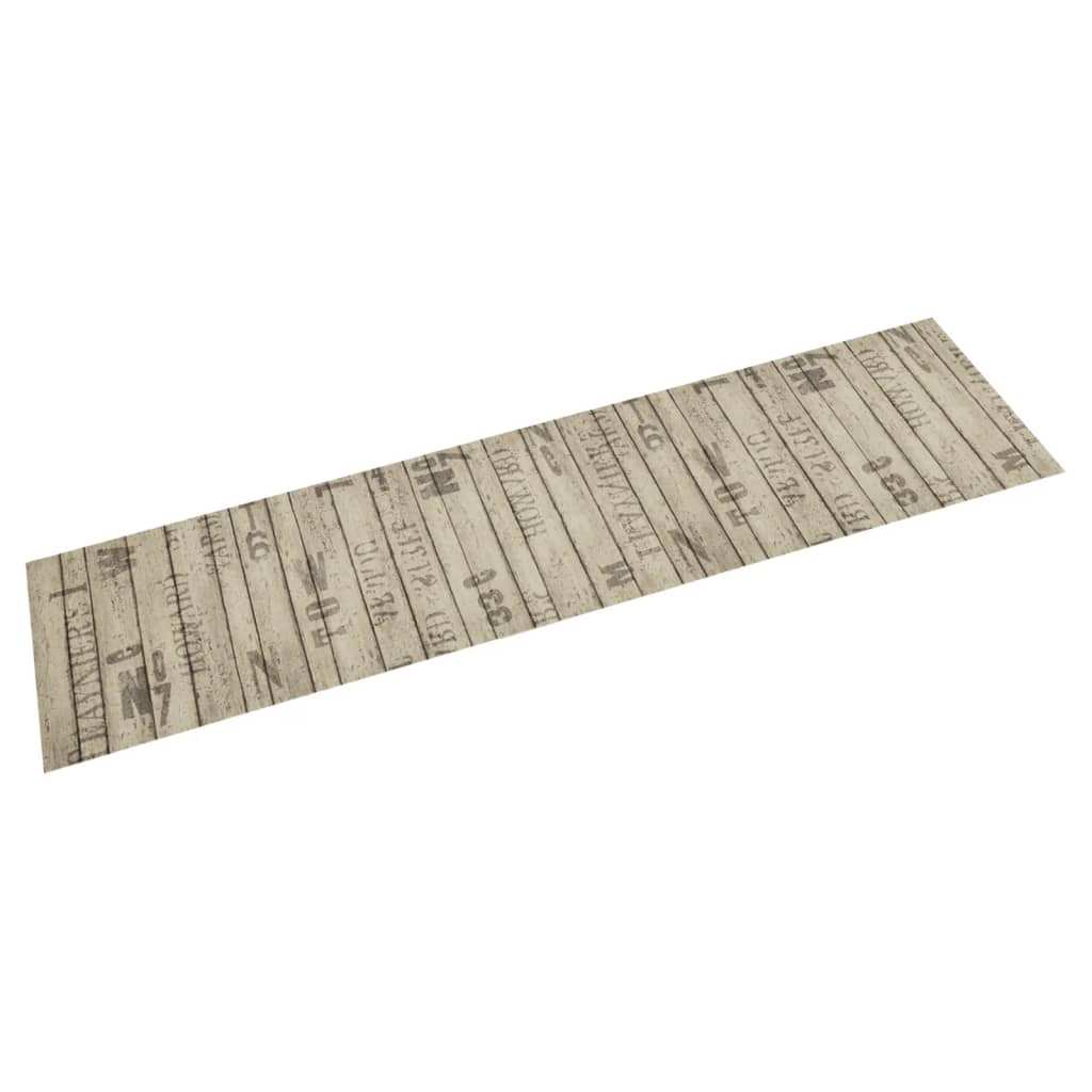 Vidaxl Mat de cocina Temperatura de cerca lavable 60x300 cm Velvet