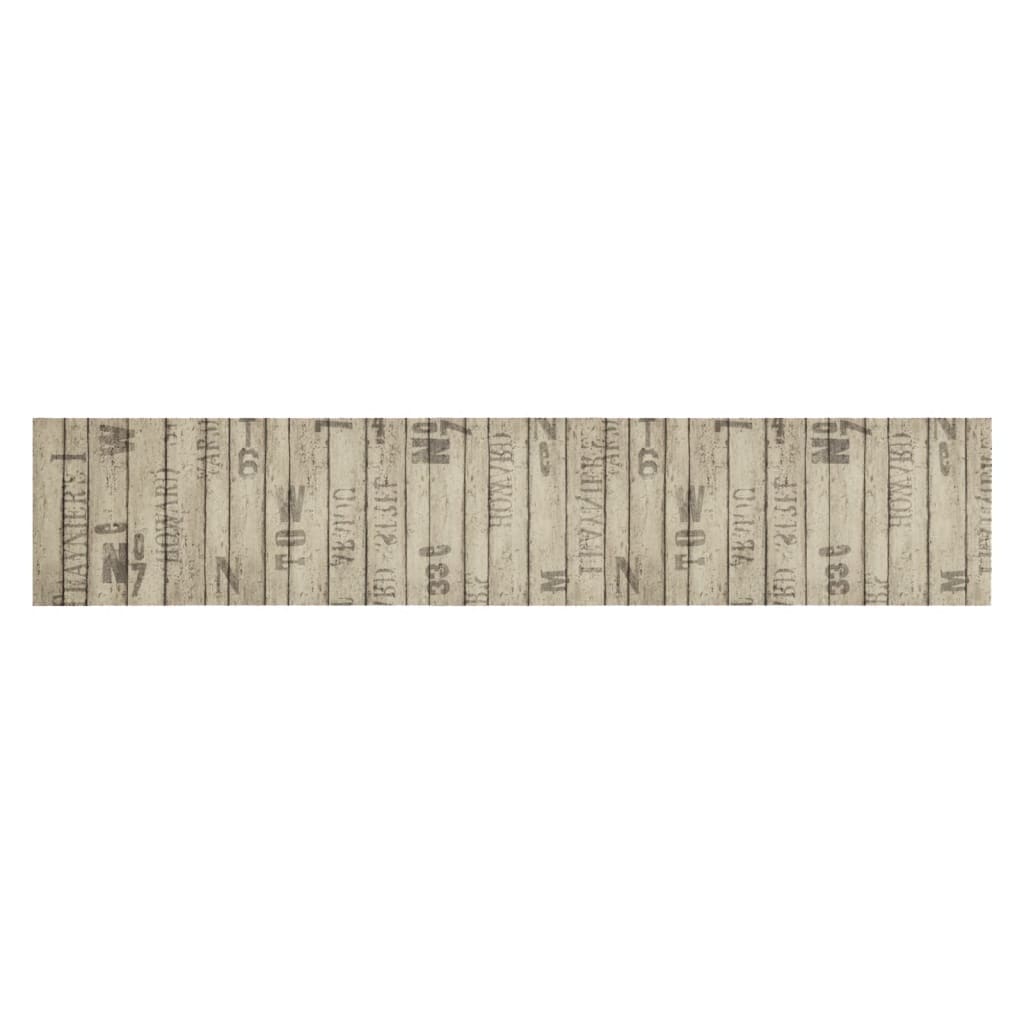 Vidaxl Mat de cocina Temperatura de cerca lavable 60x300 cm Velvet