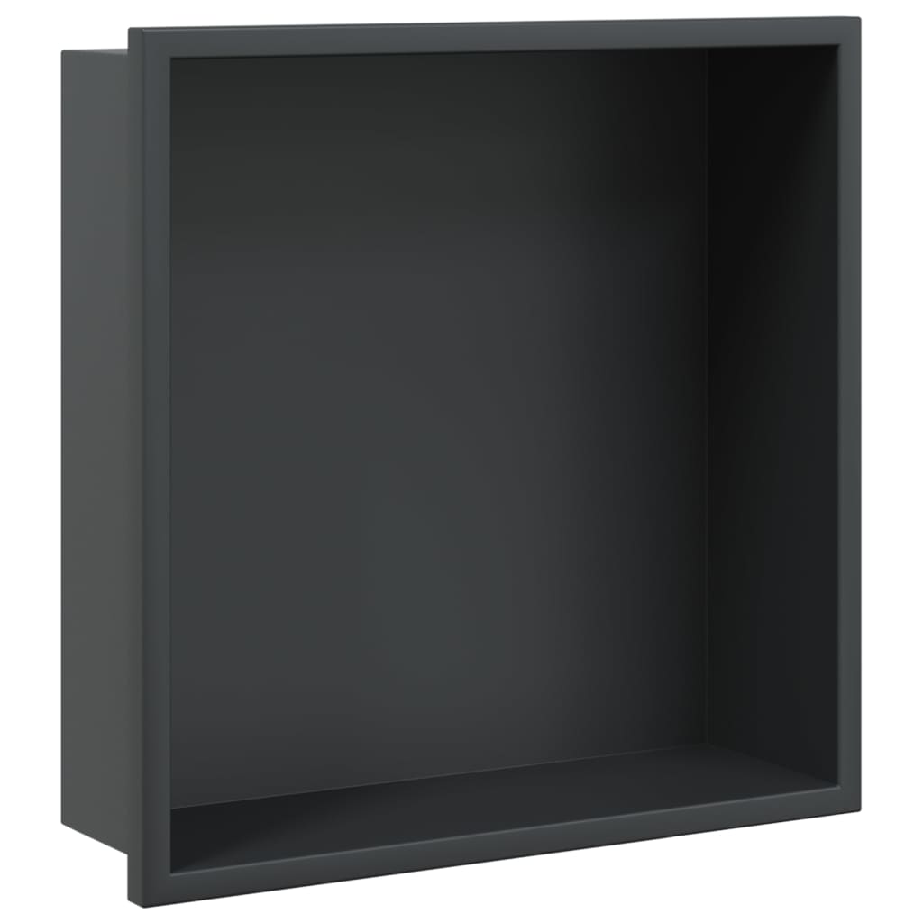 Vidaxl Shower 32x32x9 cm in acciaio inossidabile nero