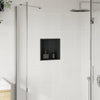 Vidaxl Shower 32x32x9 cm in acciaio inossidabile nero
