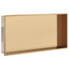 Nicchia doccia Vidaxx 62x32x9 cm acciaio inossidabile spazzolato color oro