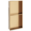 Nicchia doccia Vidaxx 32x62x9 cm in acciaio inox spazzolato color oro