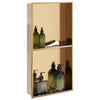 Nicchia doccia Vidaxx 32x62x9 cm in acciaio inox spazzolato color oro