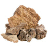 Vidaxl drakenstenen 25 kg 5-30 cm bruin