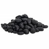 Vidaxl ciottoli lucidati 2-5 cm 10 kg neri